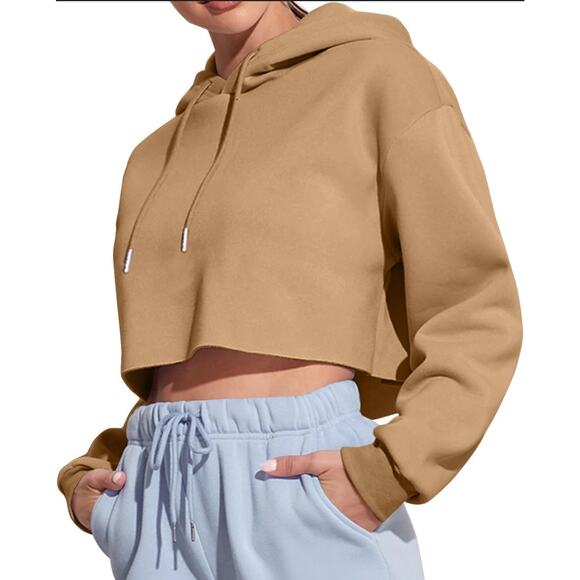 Urban Outfitters Tops - Urban Outfitters Out From Under Cropped Hoodie Sweatshirt